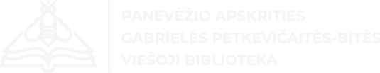 Panevėžio apskrities Gabrielės Petkevičaitės-Bitės viešosios bibliotekos logo